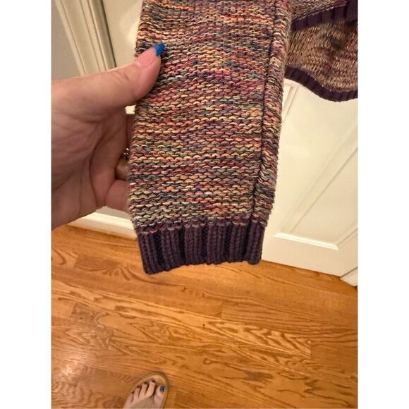 Michael Stars Mixed Yarn Rounded Hem Crew Neck Sweater sz XS/S EUC - Picture 4 of 7